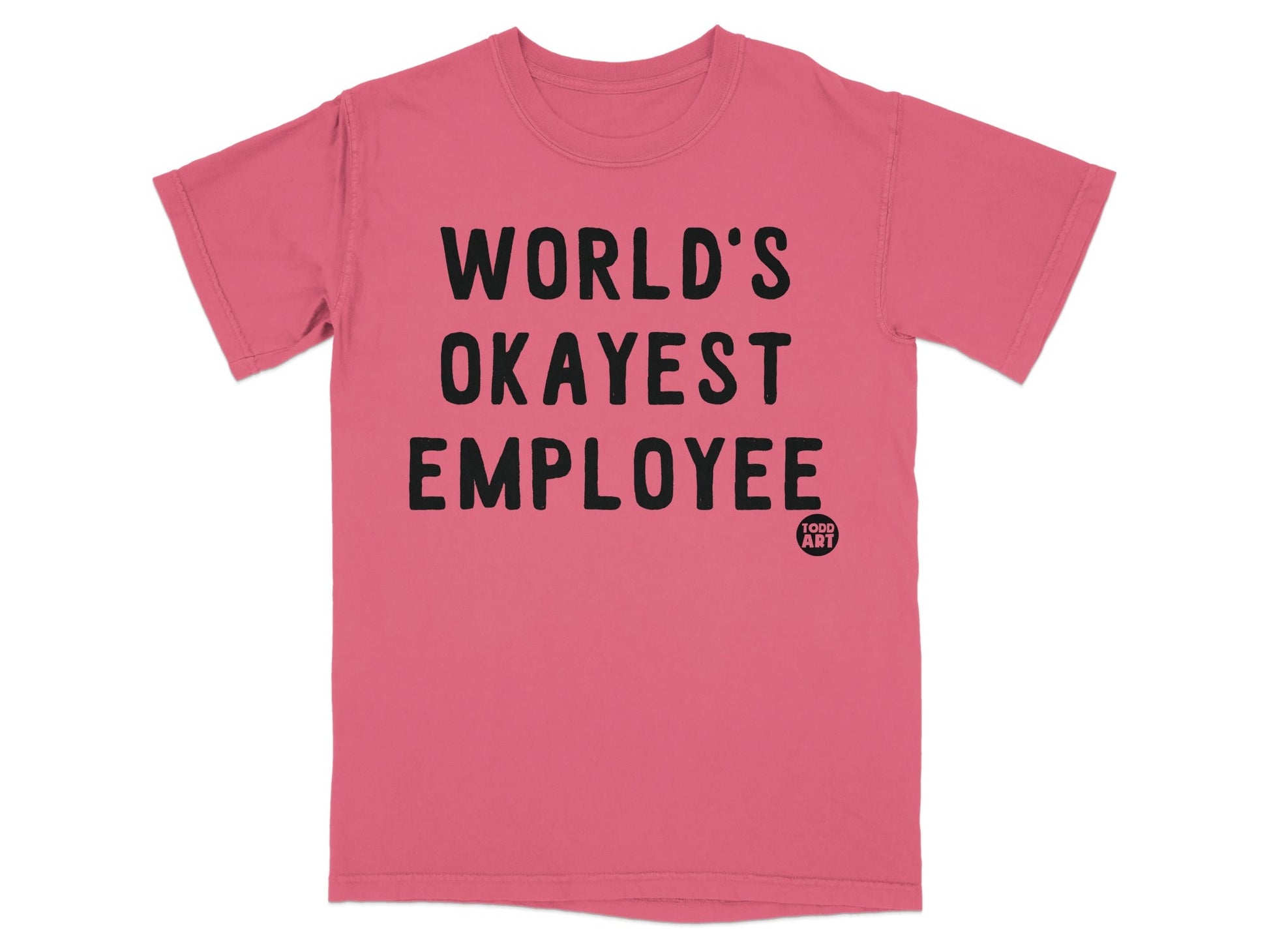 World's Okayest Employee Graphic T-shirt