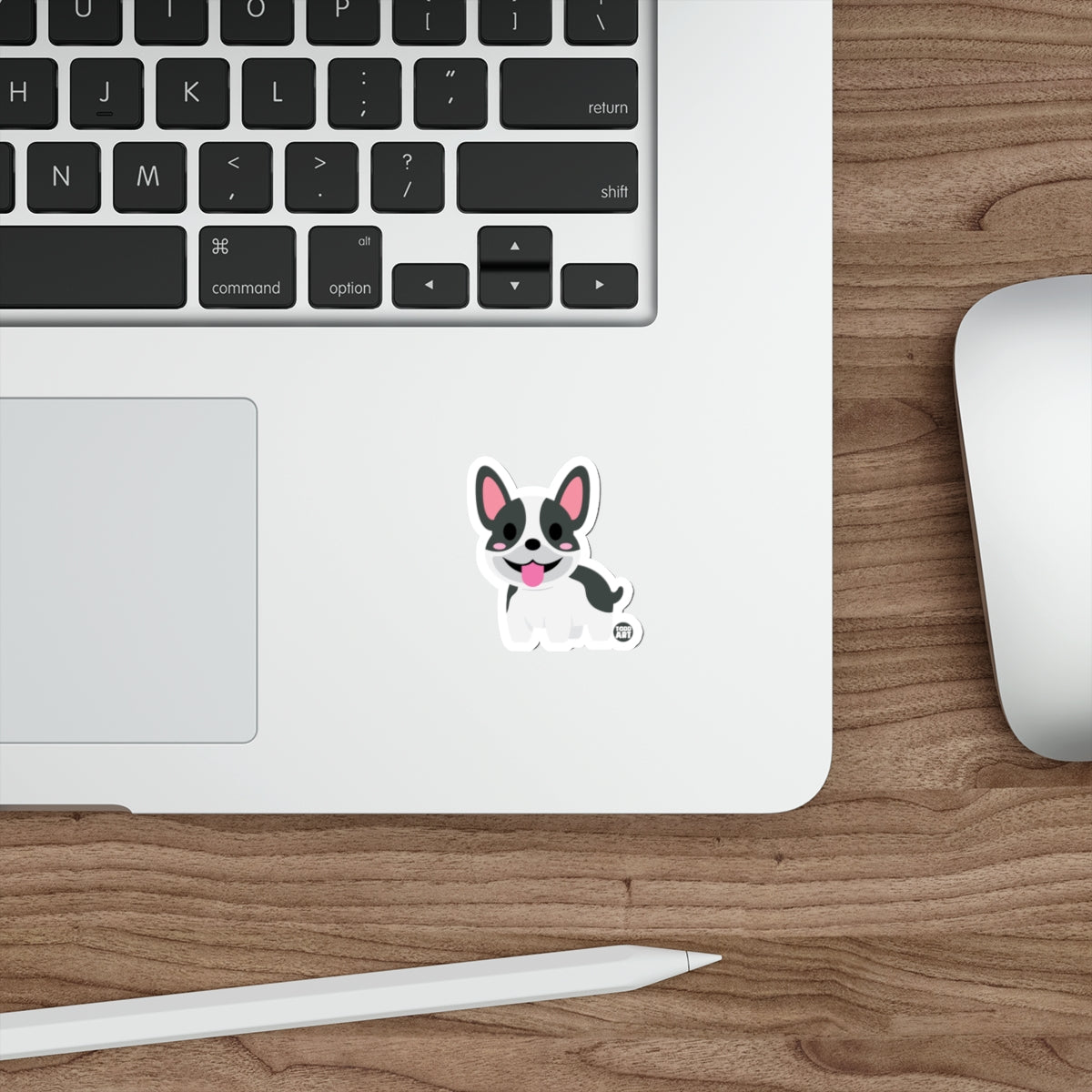 Cute French Bulldog Laptop Sticker for Pet Lovers