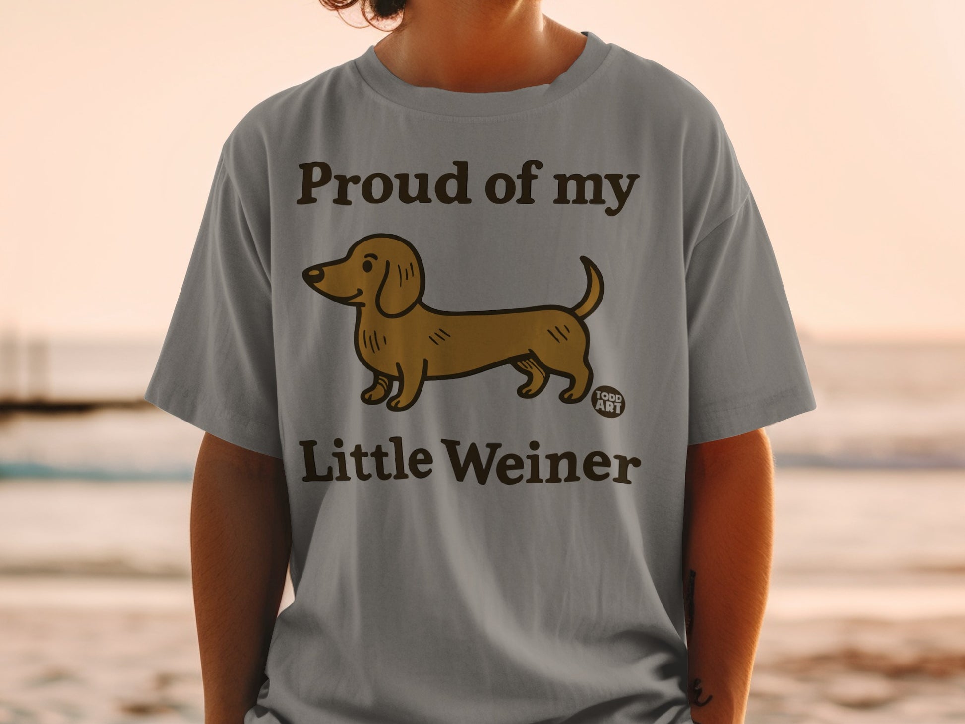 Proud of My Little Weiner Graphic T-shirt