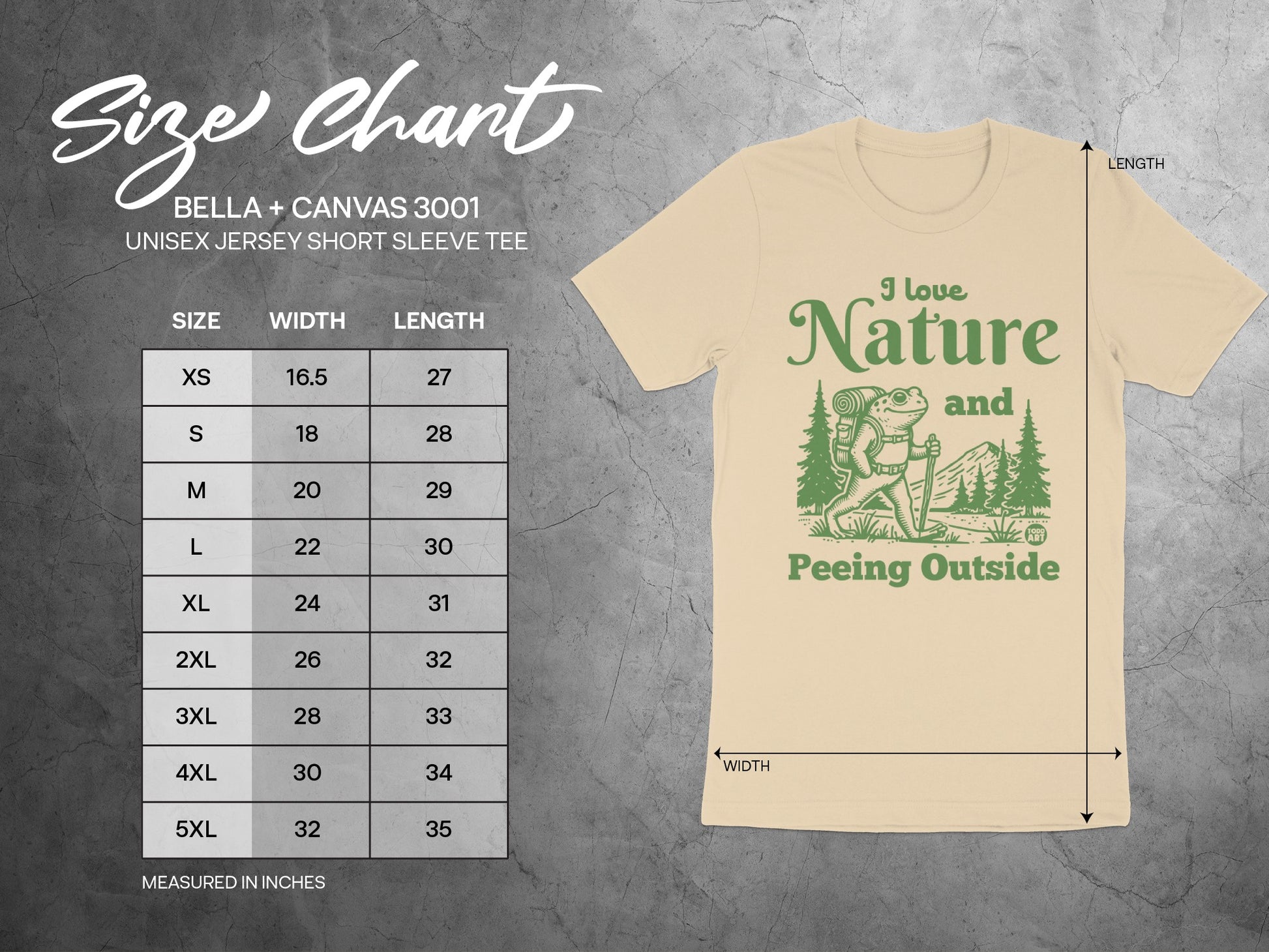 I Love Nature and Peeing Outside T-shirt product type