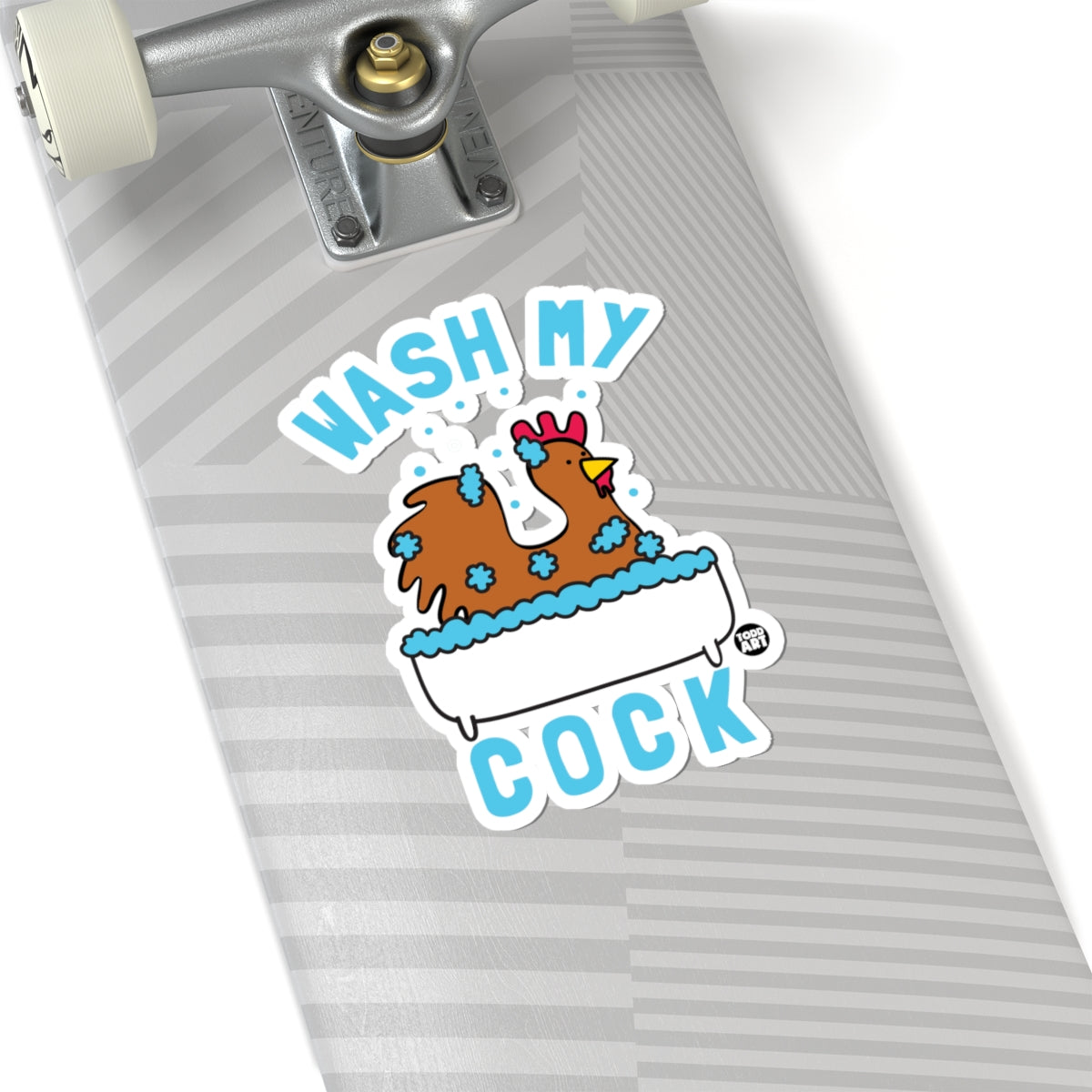 Bath Time FunTodd Art Sticker