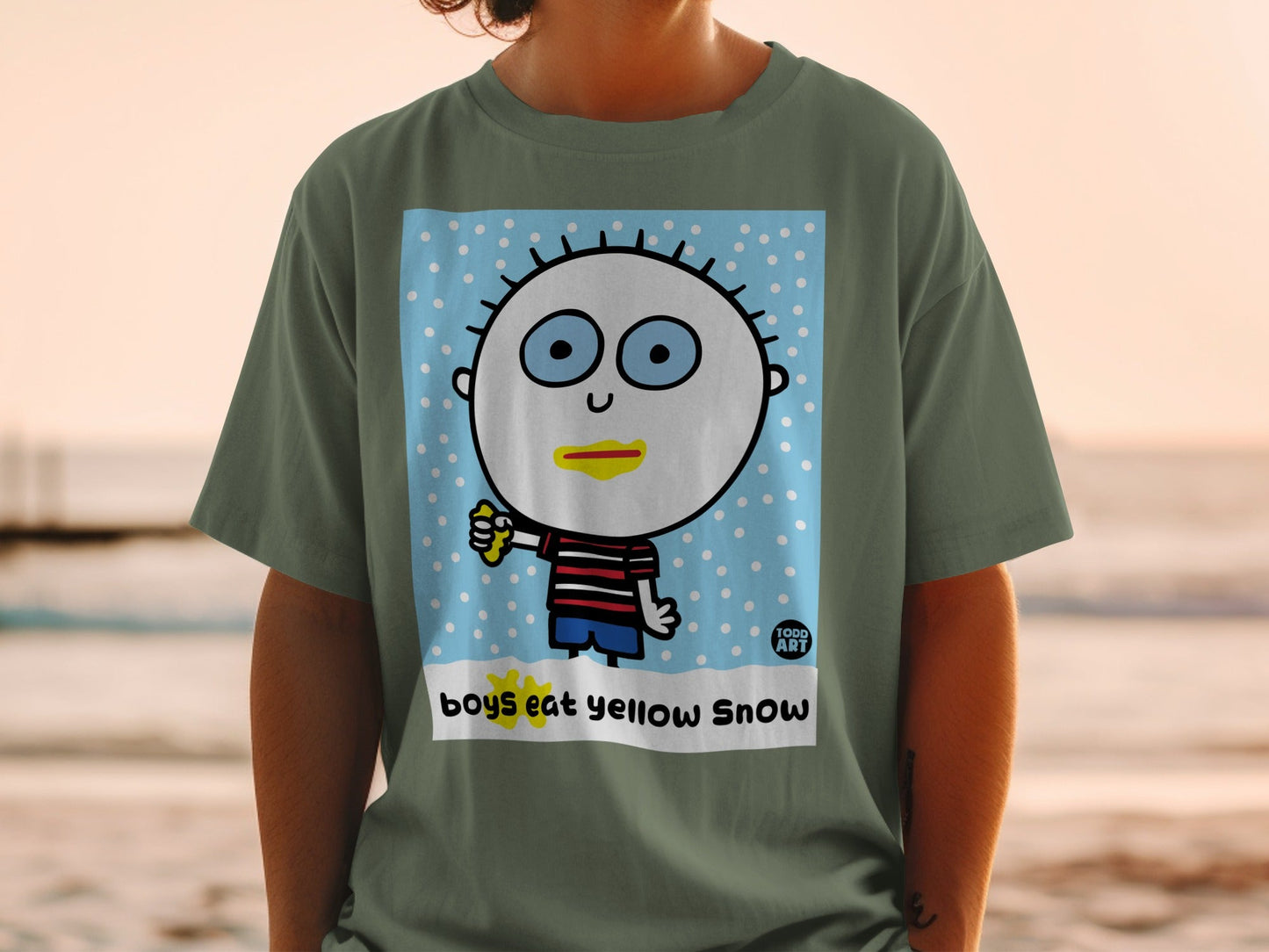 Boys Eat Yellow Snow Graphic T-shirt Product