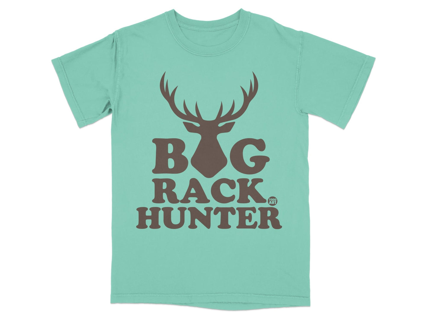 Big Rack Hunter T-Shirt with Deer Head Design