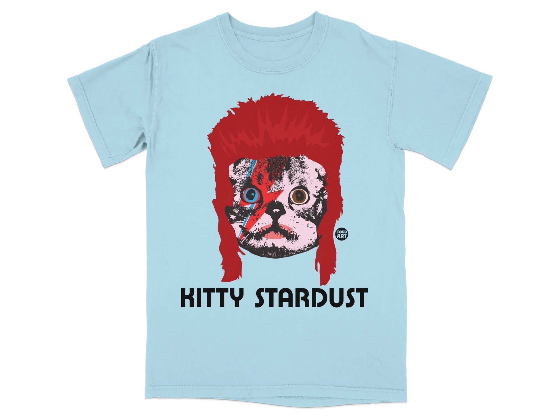 Kitty Stardust Graphic Tee Shirt for Cat Lovers