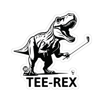 Tee-Rex GolfingTodd Art Sticker