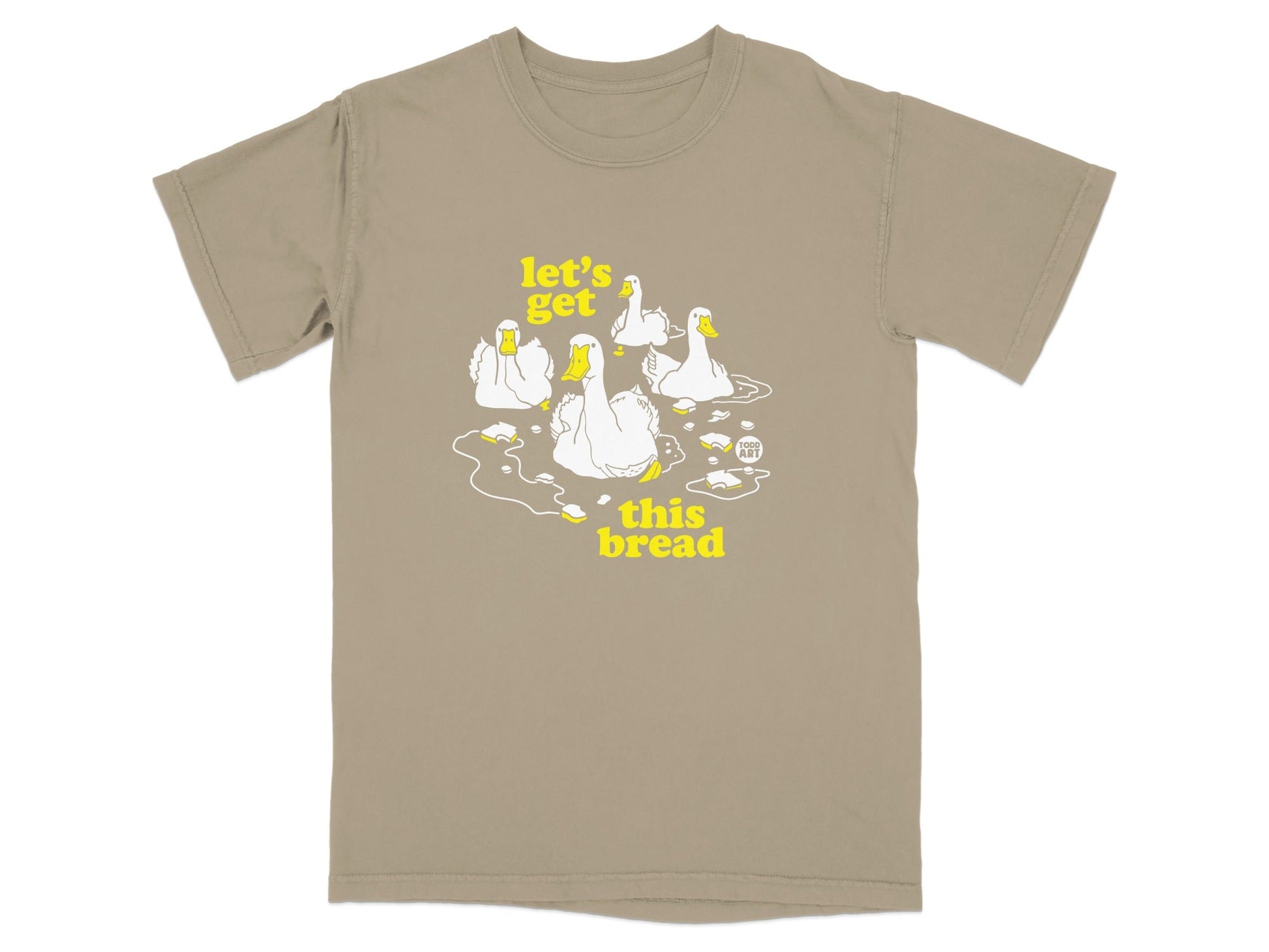 Let's Get This Bread Funny Duck Graphic T-Shirt