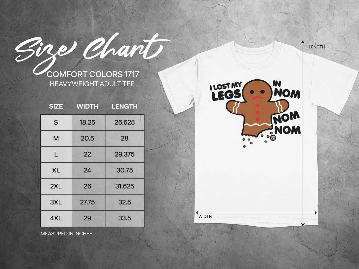 Funny Gingerbread Man I Lost My Legs Tee Shirt