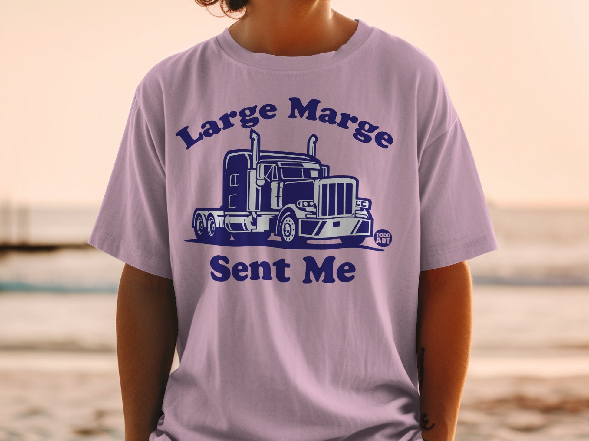 Large Marge Sent Me Truck Graphic T-shirt