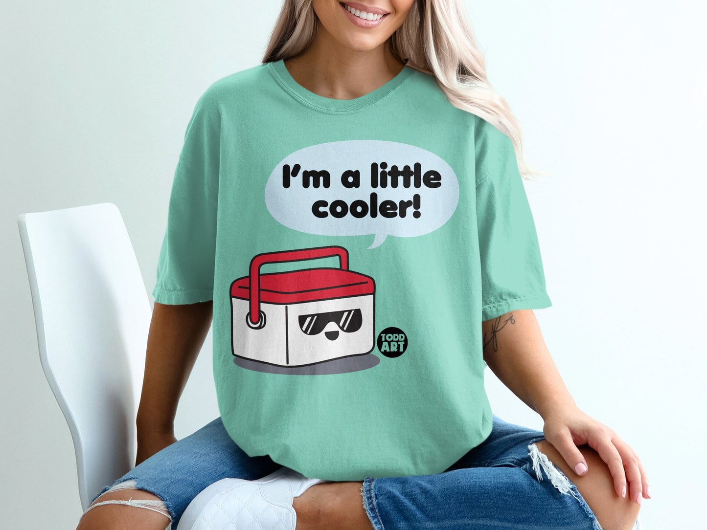 I'm a little cooler! Sunglass cooler TODD ART product type