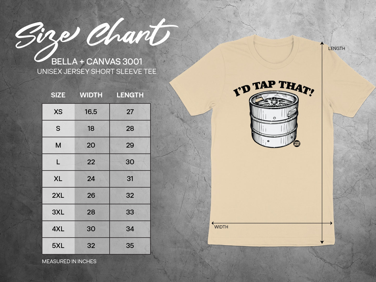 I'd Tap That Beer Keg Unisex Jersey Short Sleeve Tee