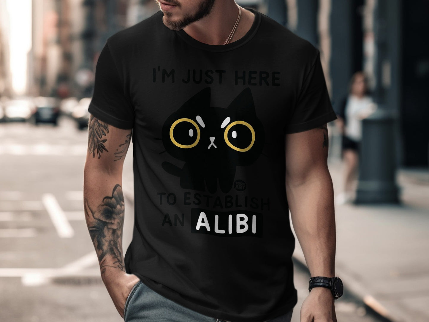 I'm Just Here To Establish An Alibi T-shirt