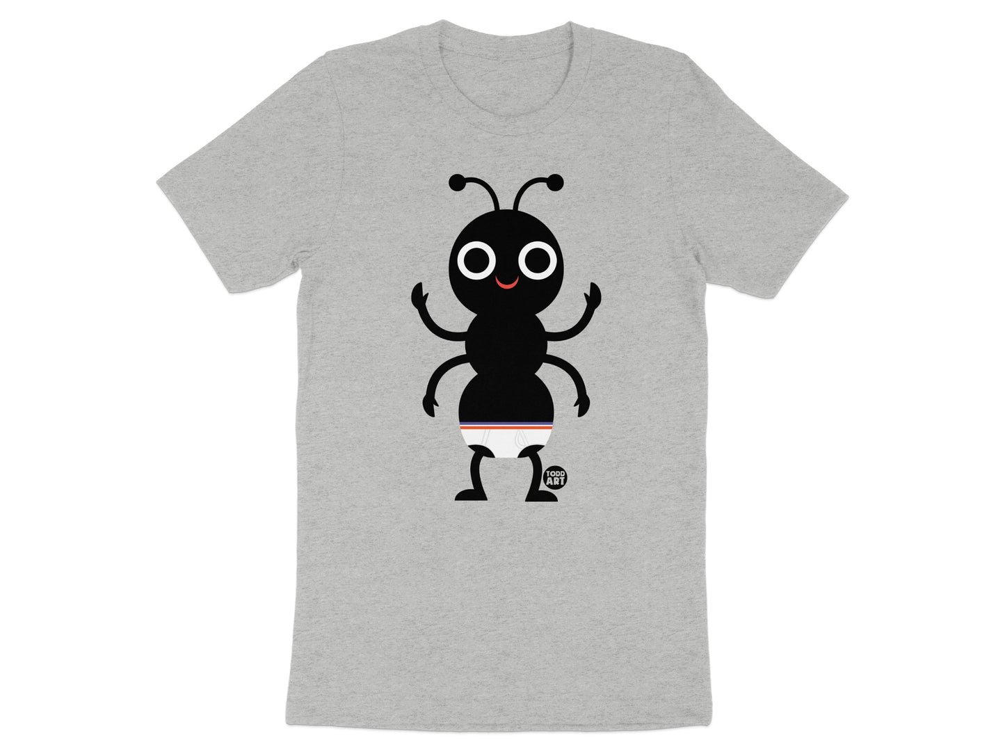 Adorable Cartoon Ant Character T-Shirt Product