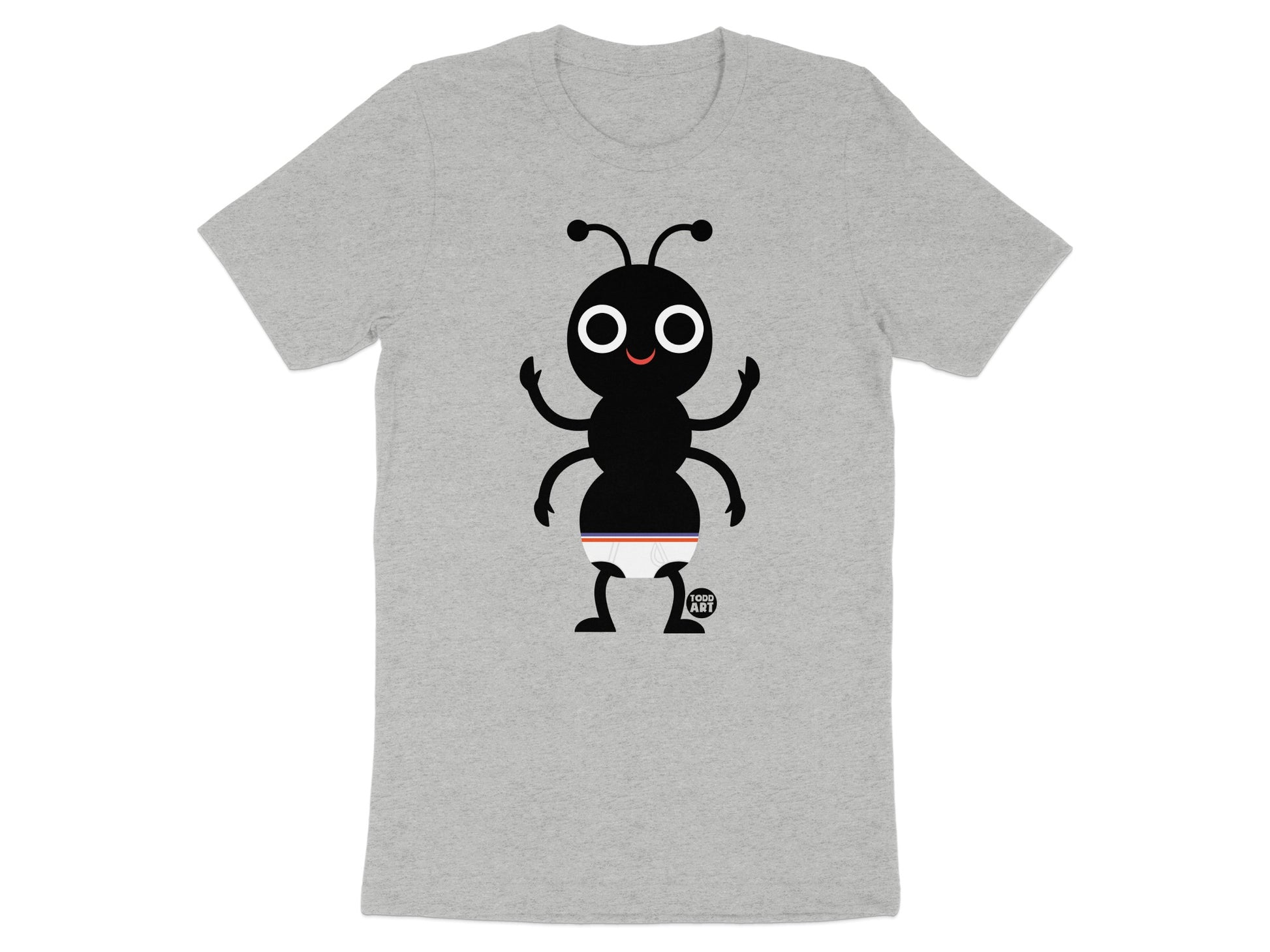Adorable Cartoon Ant Character T-Shirt Product