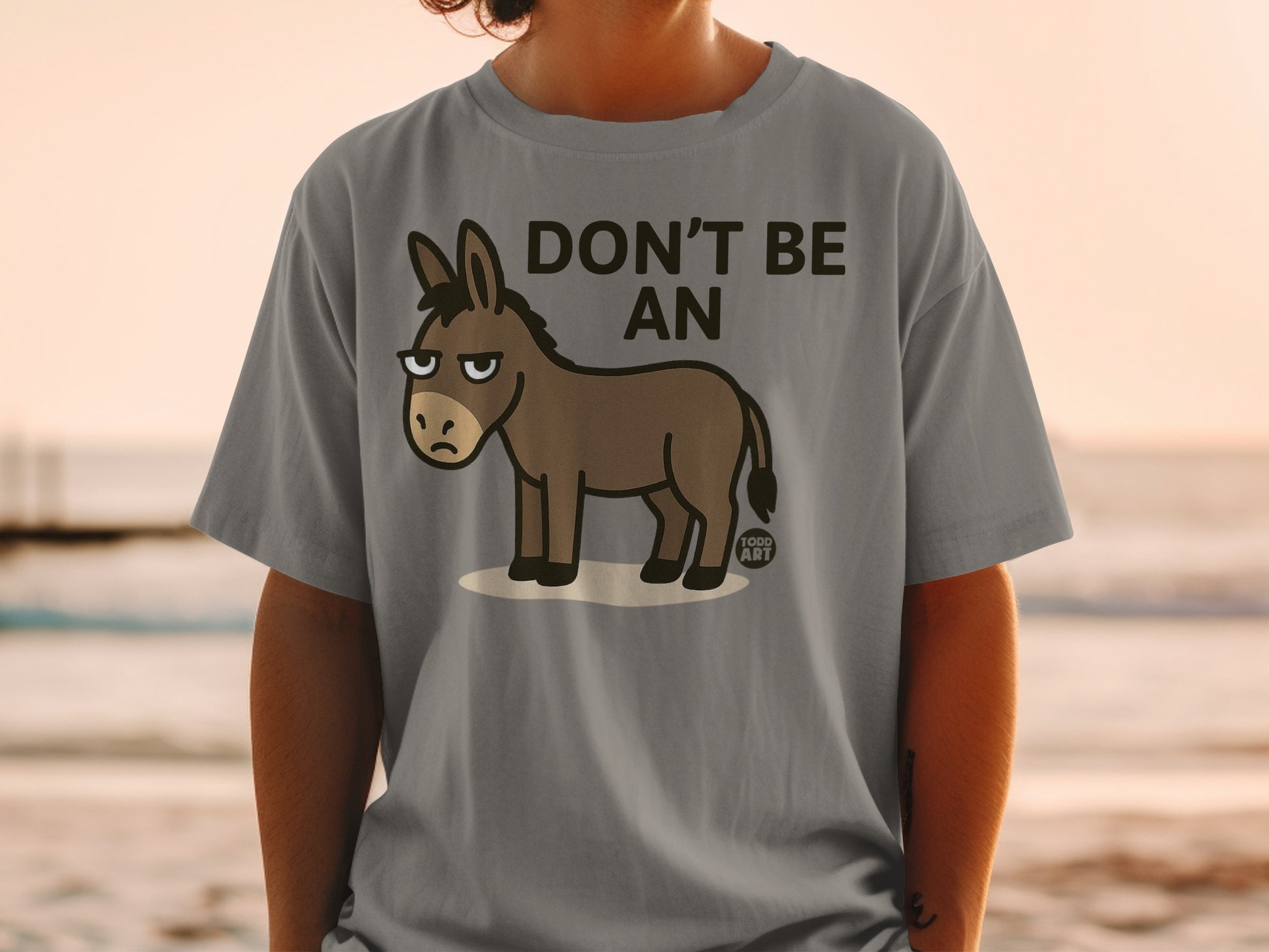 Don't Be An Angry Donkey Graphic T-shirt