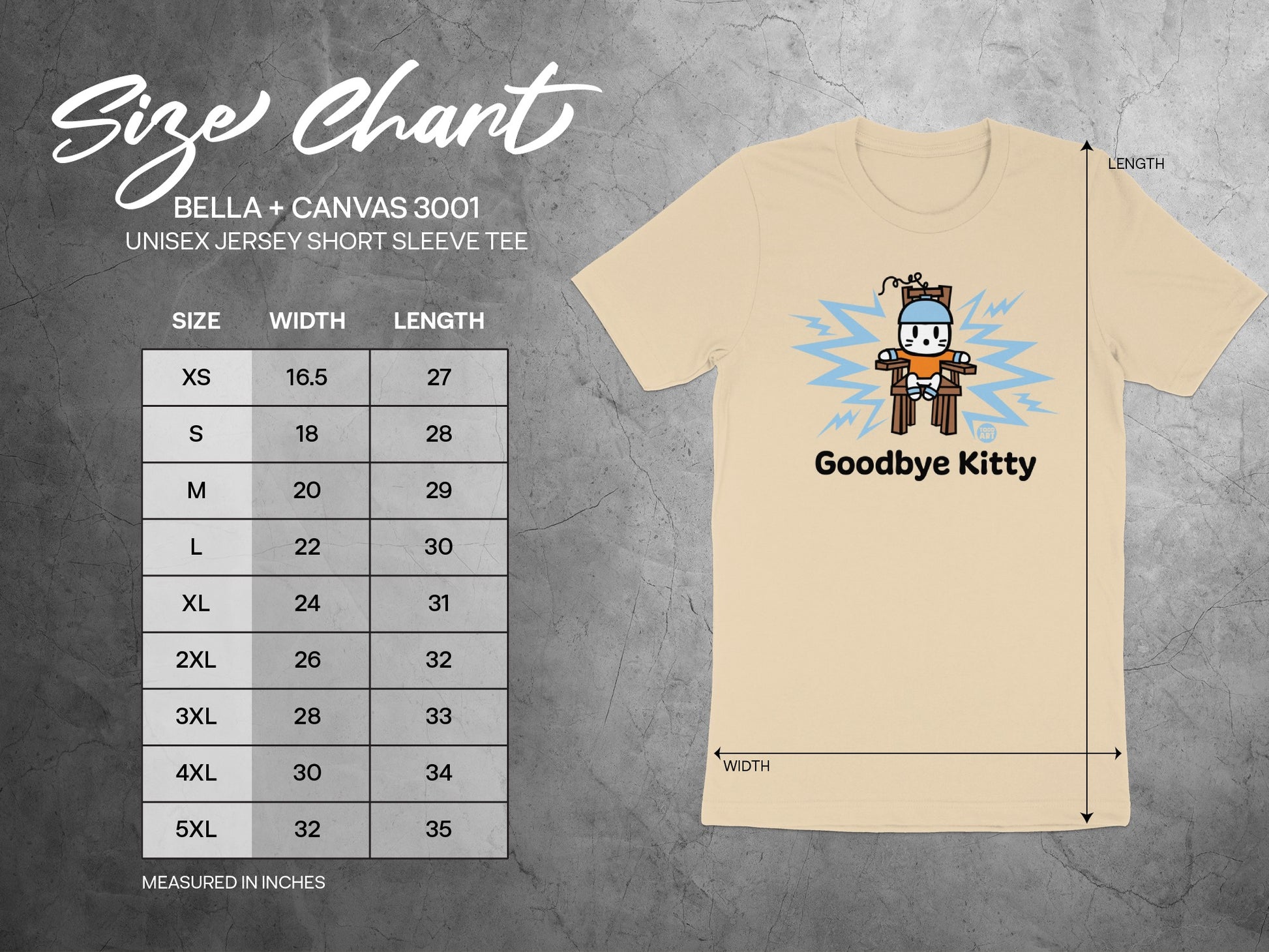 Goodbye Kitty Unisex Jersey Short Sleeve Tee