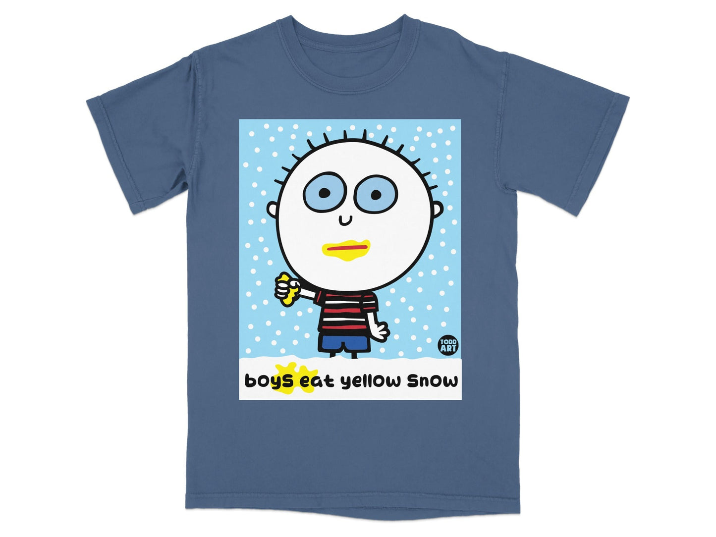 Boys Eat Yellow Snow Todd Art Graphic T-shirt