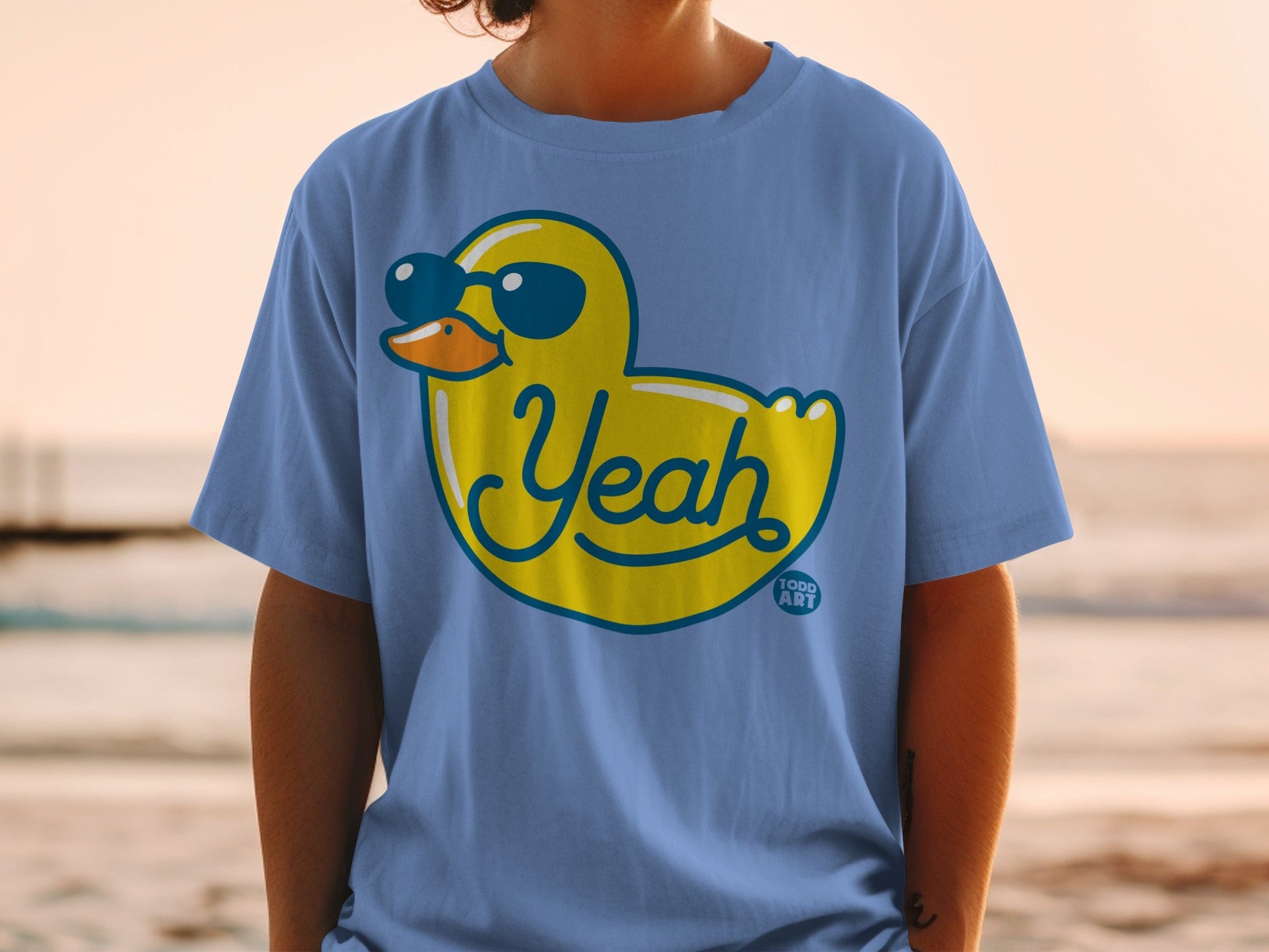 Cool Duck Yeah Graphic Unisex T-shirt Todd Art Design