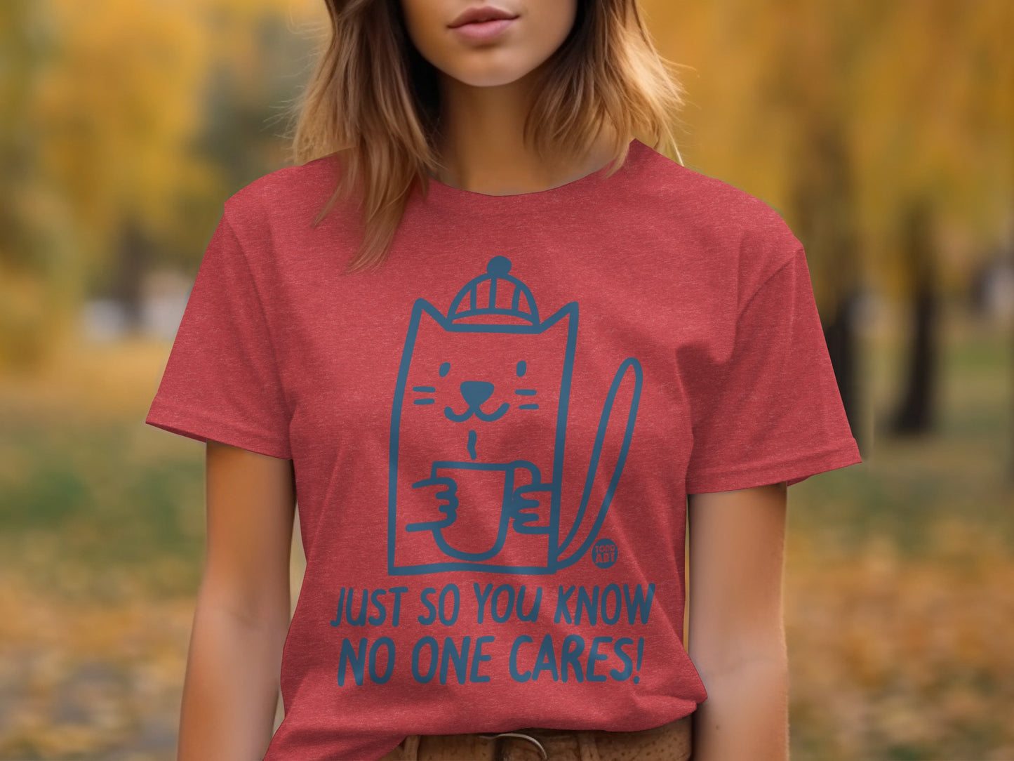 Just So You Know No One Cares Cat T-Shirt