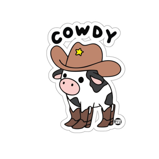 Cute Cowdy Cow Cowboy Hat Boots 