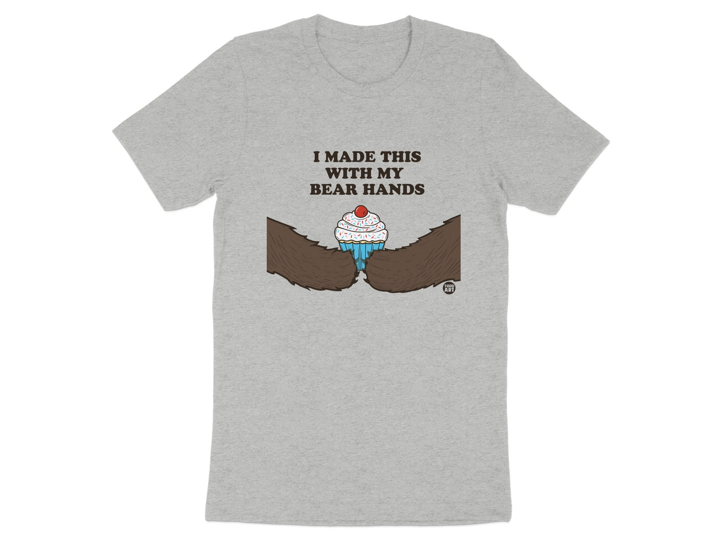 I Made This With My Bear Hands Funny Shirt Product