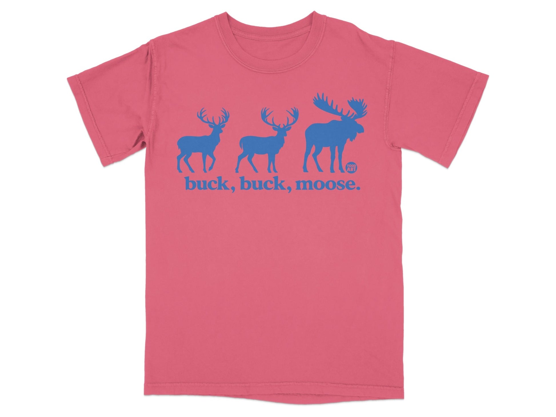 Buck Buck Moose Graphic T-Shirt Fun Animal Design