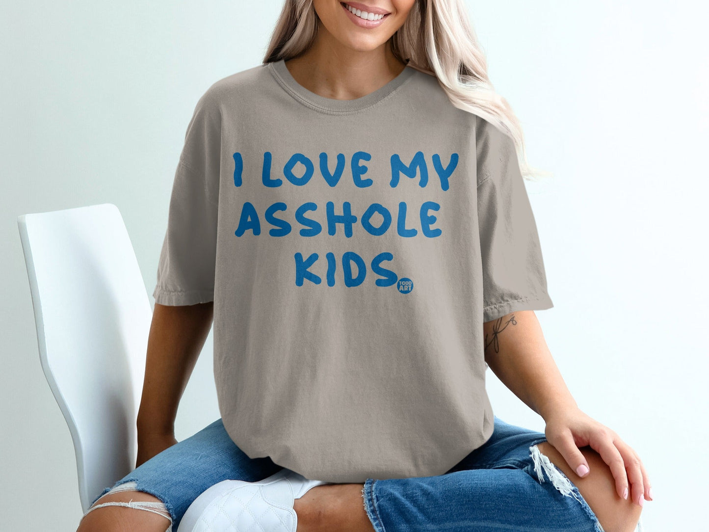 I Love My Asshole Kids Graphic Tee Shirt
