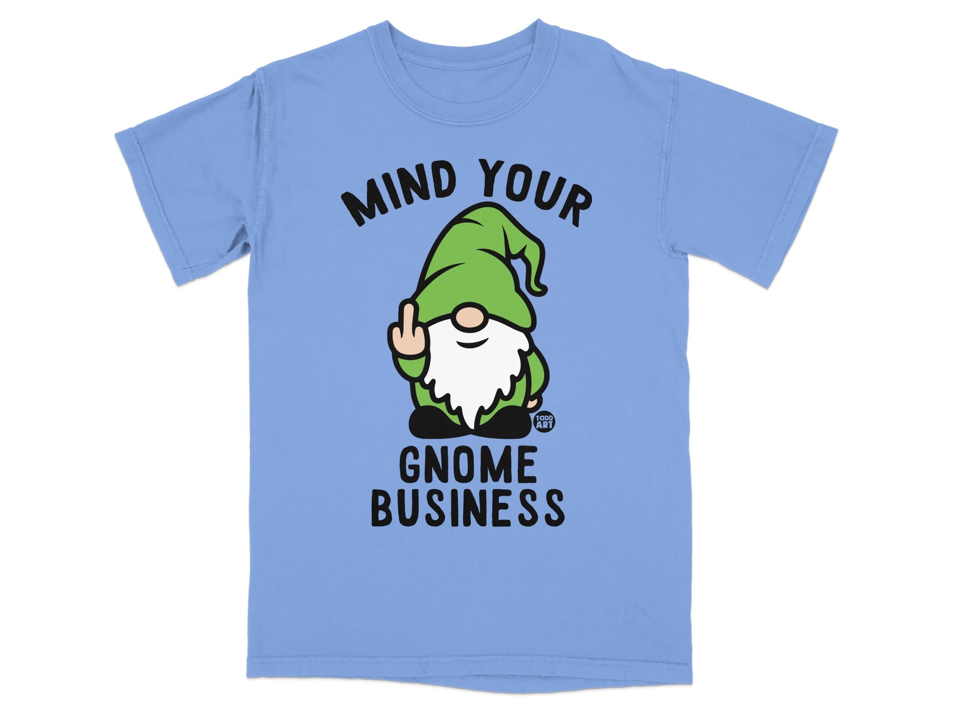 Gnome Flipping Finger Mind Your Gnome Business product type