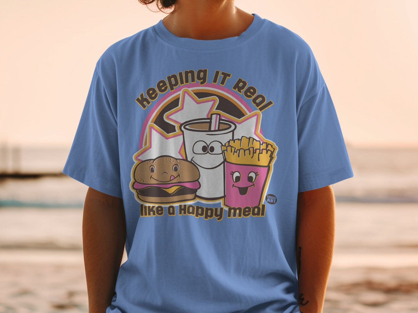 Keeping It Real Like a Happy Meal T-shirt