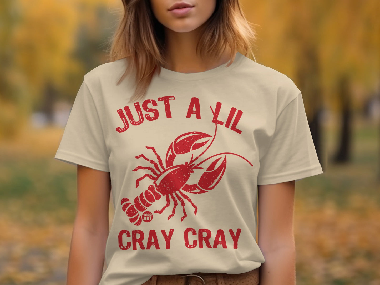 Just a Lil Cray Cray Red Lobster Graphic Tee