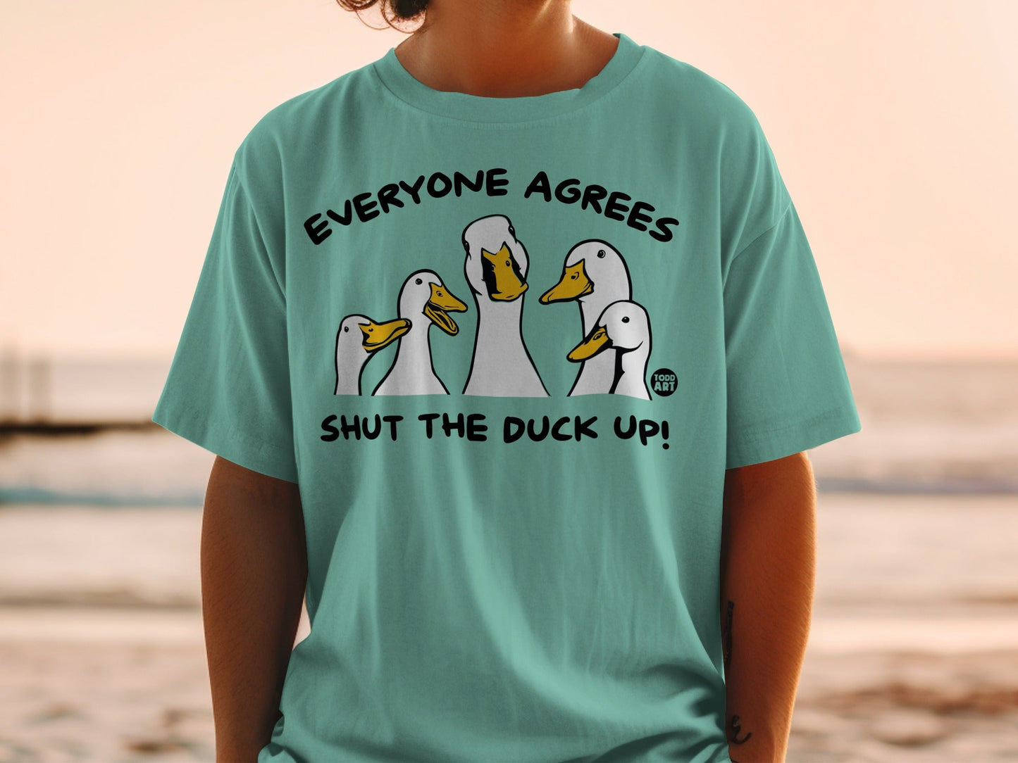 Everyone Agrees Shut The Duck Up Graphic Shirt