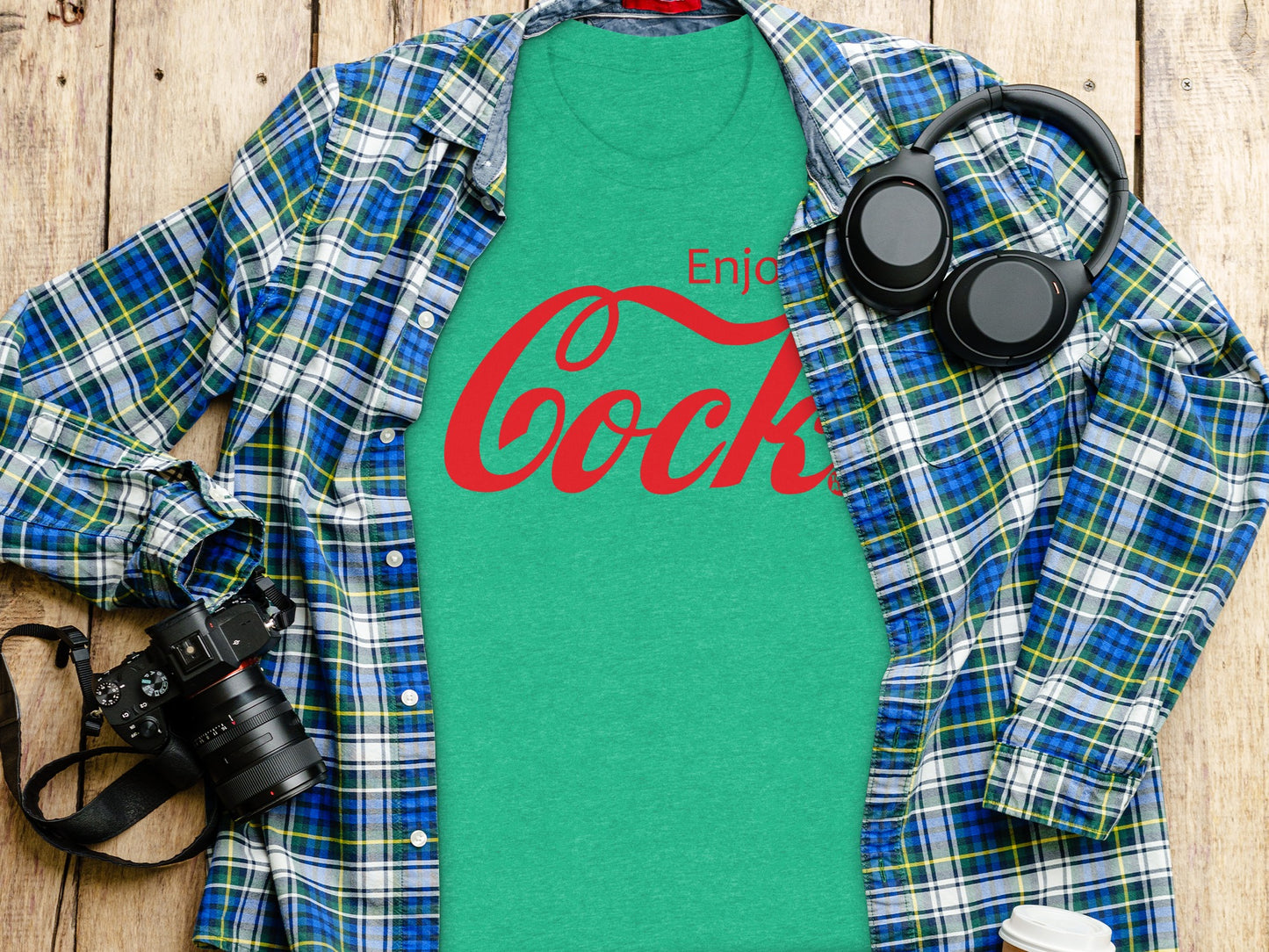 Enjoy Coca-Cola Graphic Tee for Casual Wear