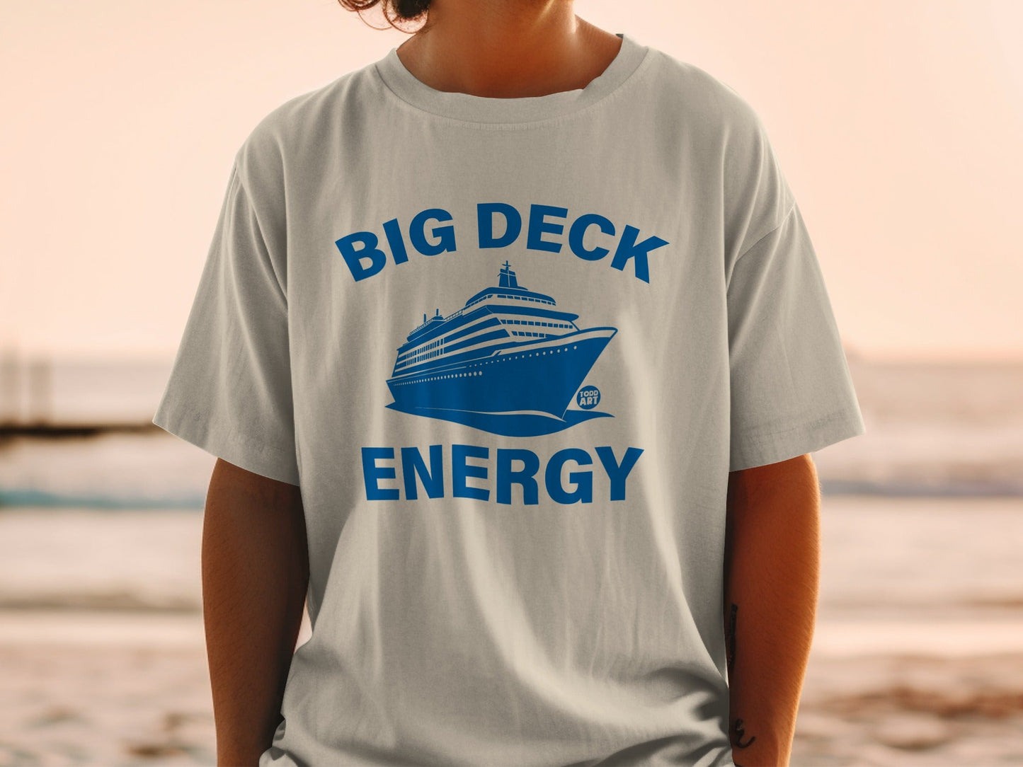 Big Deck Energy Cruise Ship Graphic Tee