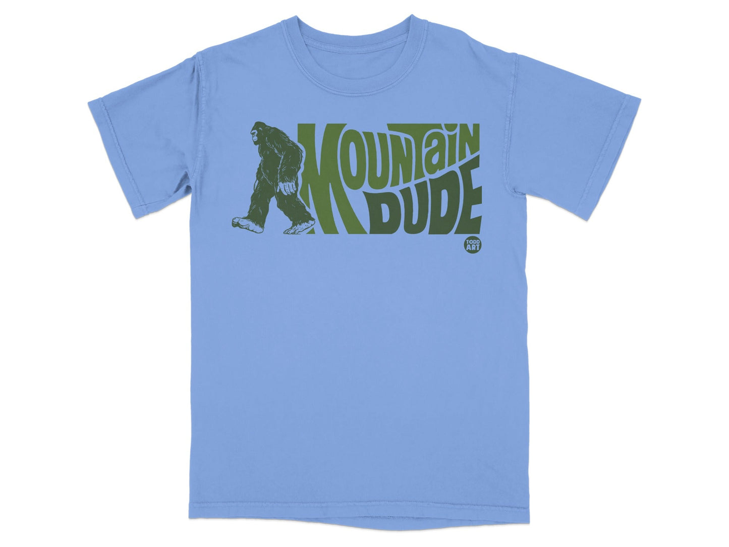 Mountain Dude Fun Graphic T-Shirt Casual Wear