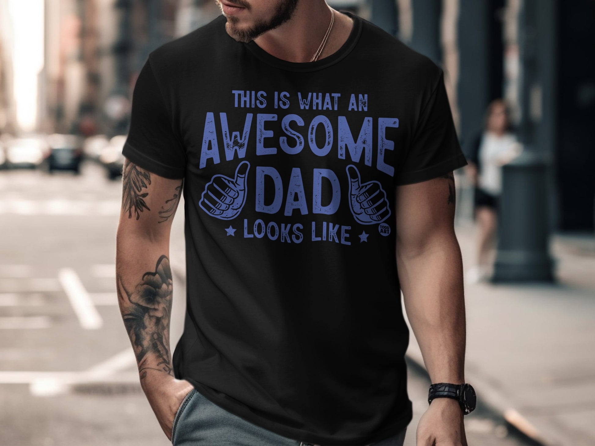 This Is What An Awesome Dad Looks Like T-Shirt Product