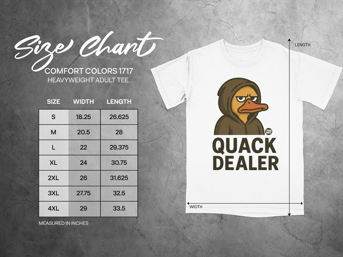 Quack Dealer Graphic Tee Heavyweight Adult Shirt
