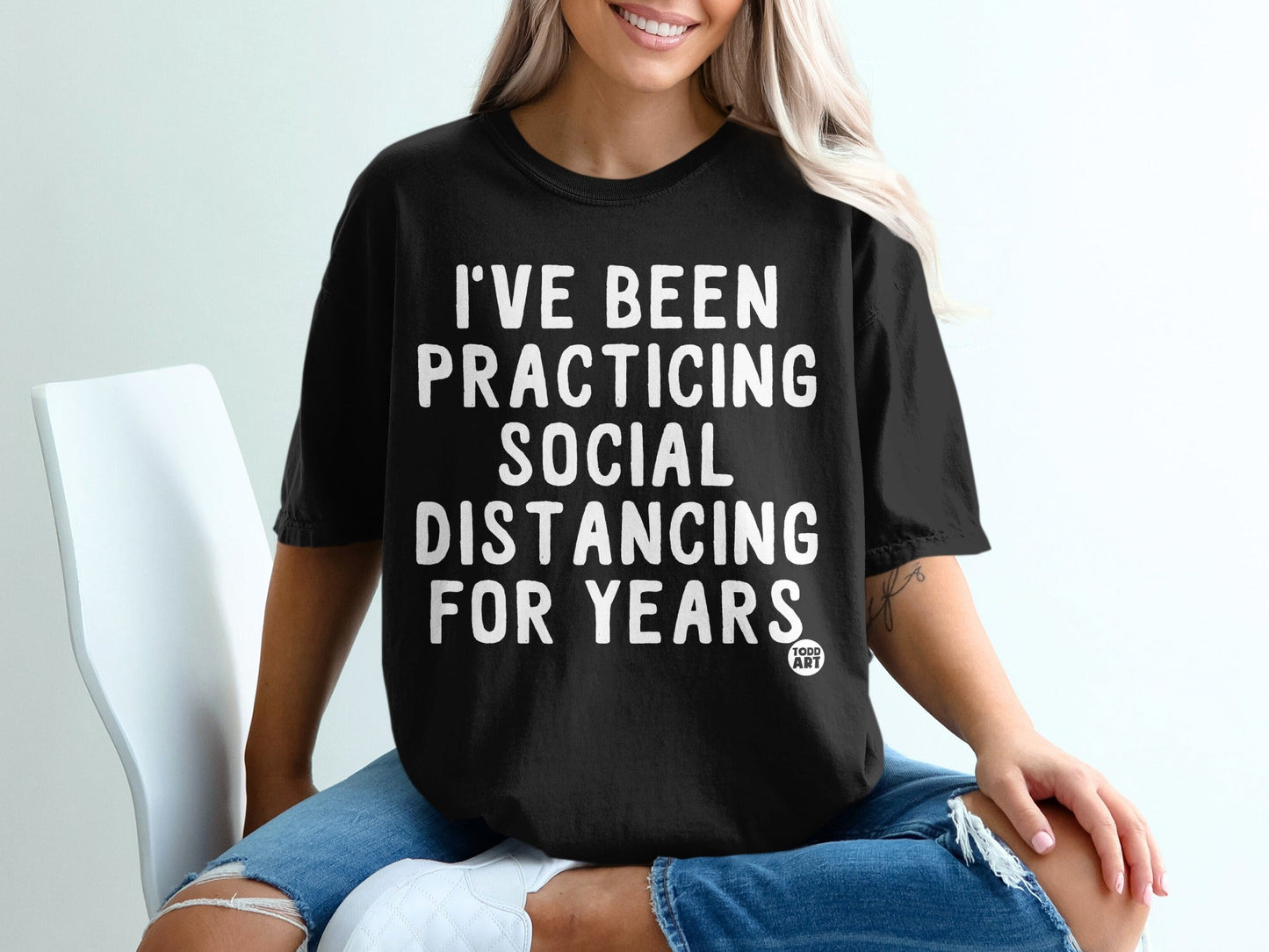 I've Been Practicing Social Distancing For Years Shirt
