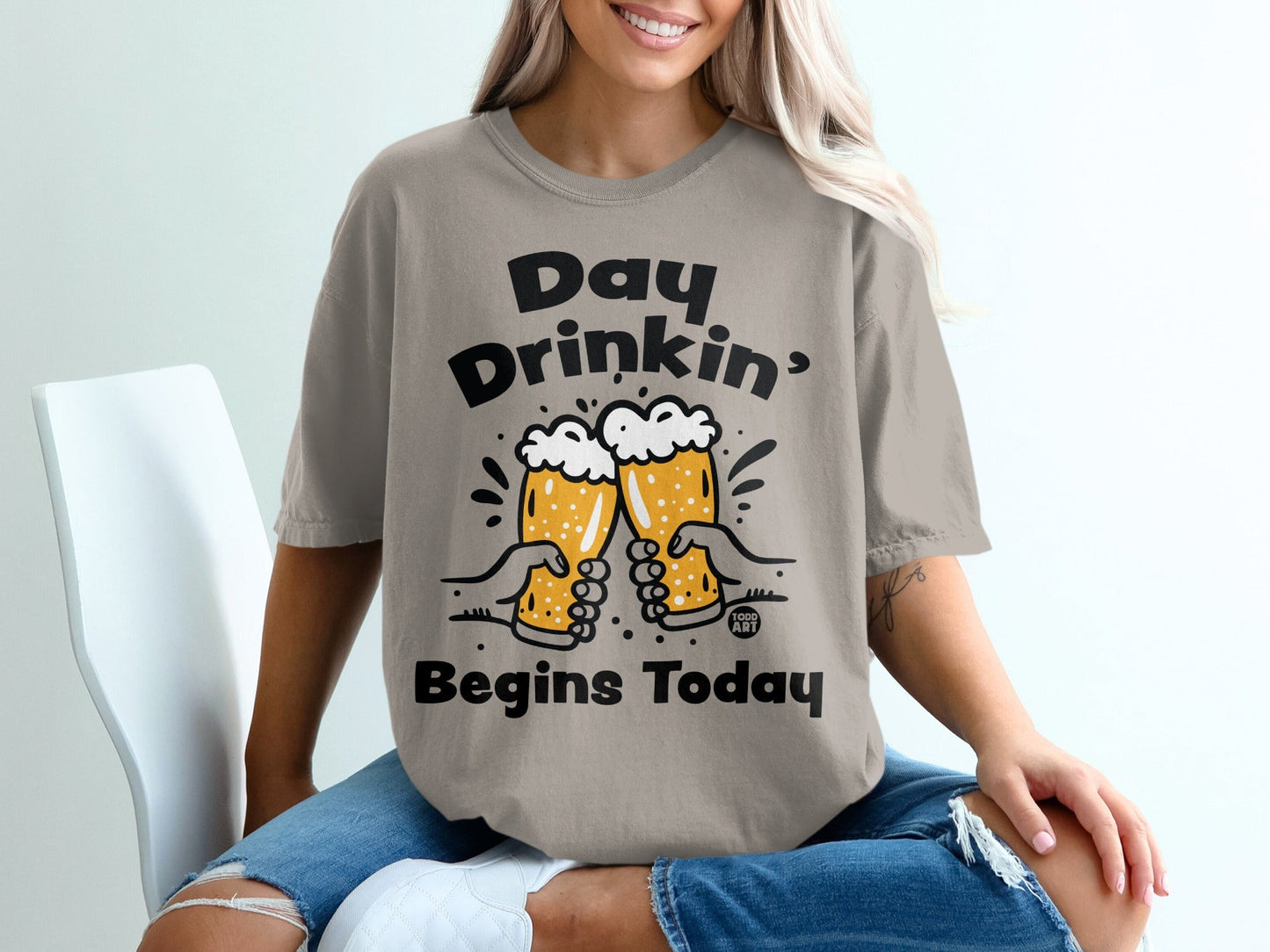 Day Drinkin' Begins Today Graphic Tee