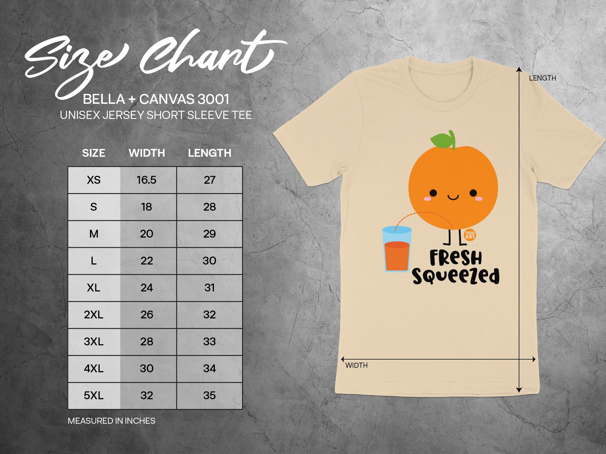 Fresh Squeezed Cartoon Orange T-Shirt product