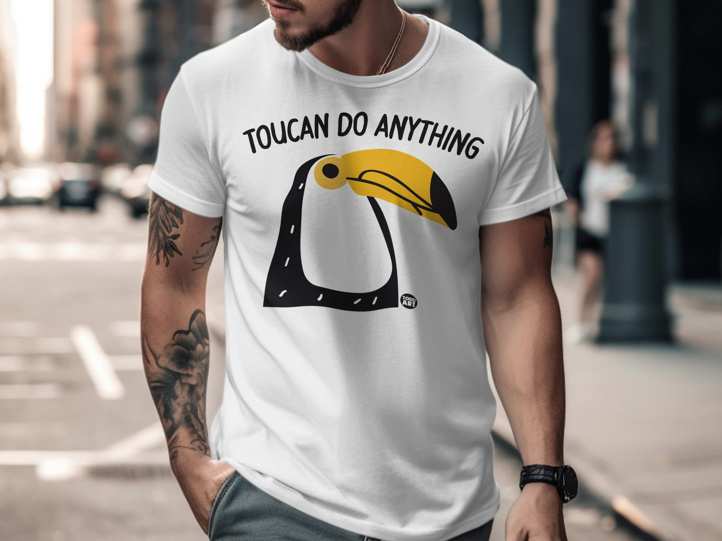Toucan Do Anything Graphic Print T-shirt