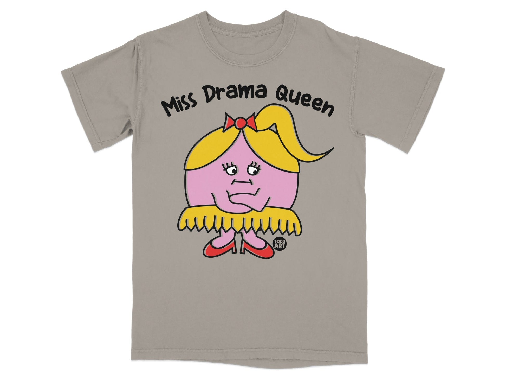 Miss Drama Queen Character Design T-shirt