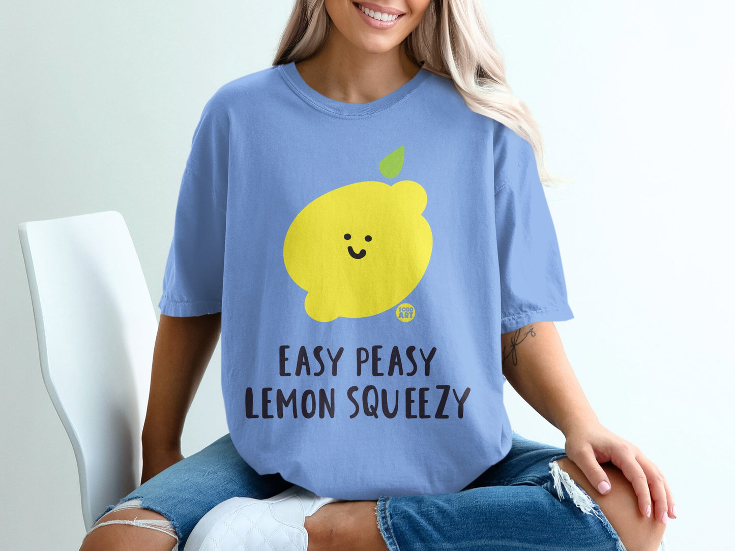 Smiling Lemon Easy Peasy Lemon Squeezy Blue product type