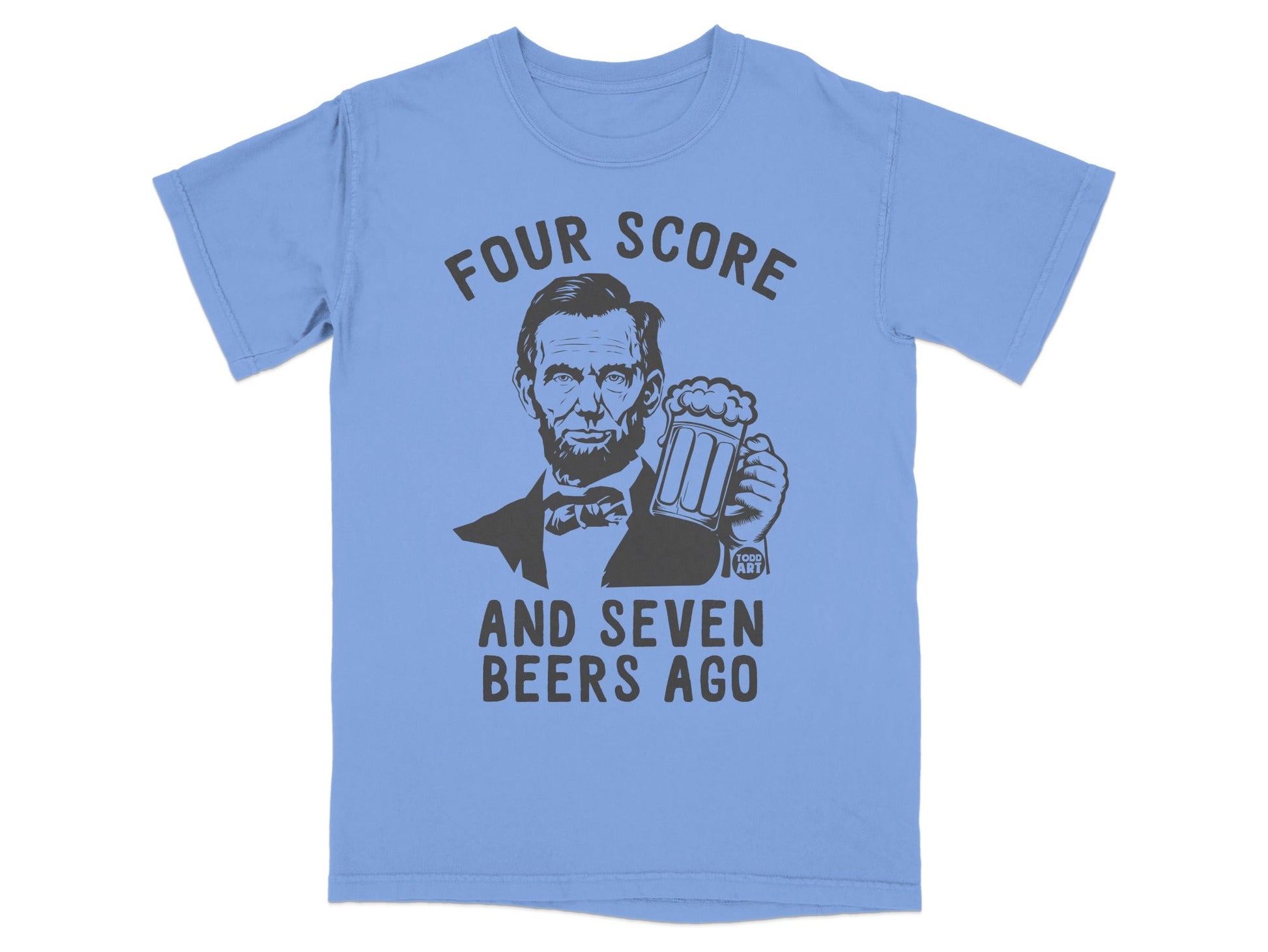 Four Score And Seven Beers Ago Graphic T-Shirt