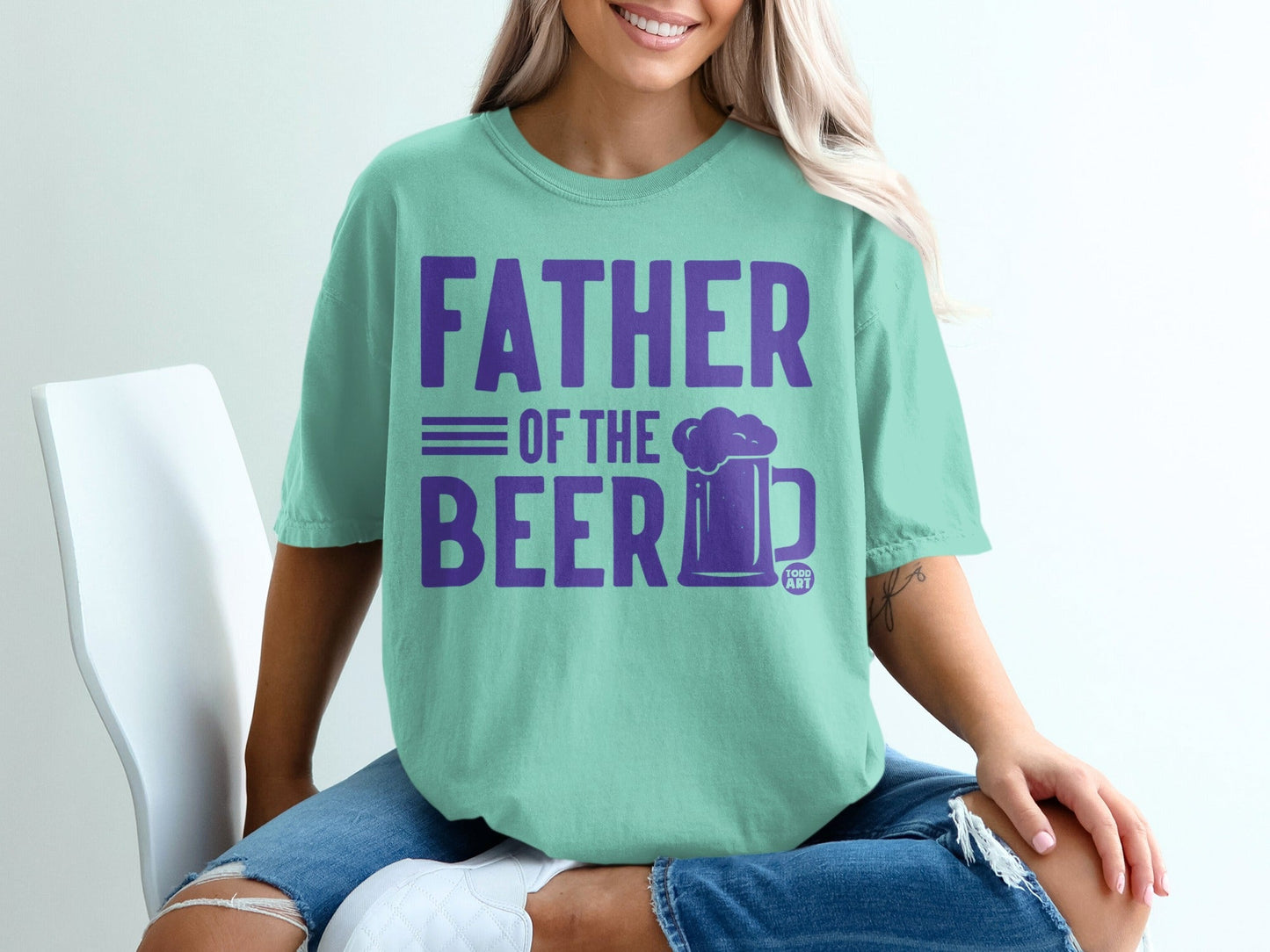 Father of the Beer Graphic Tee Shirt