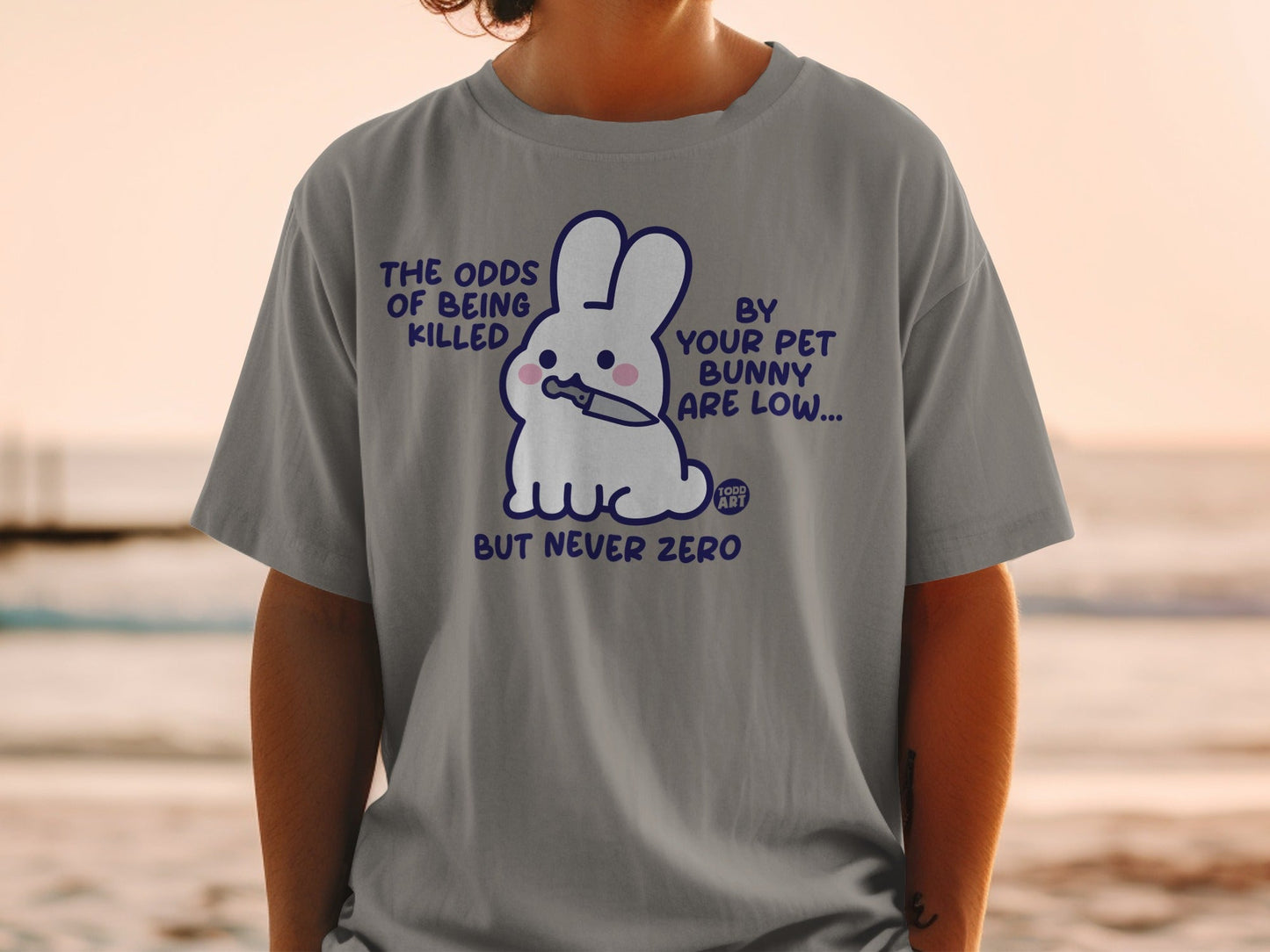 The Odds of Being Killed By Your Pet Bunny Are Low T-Shirt