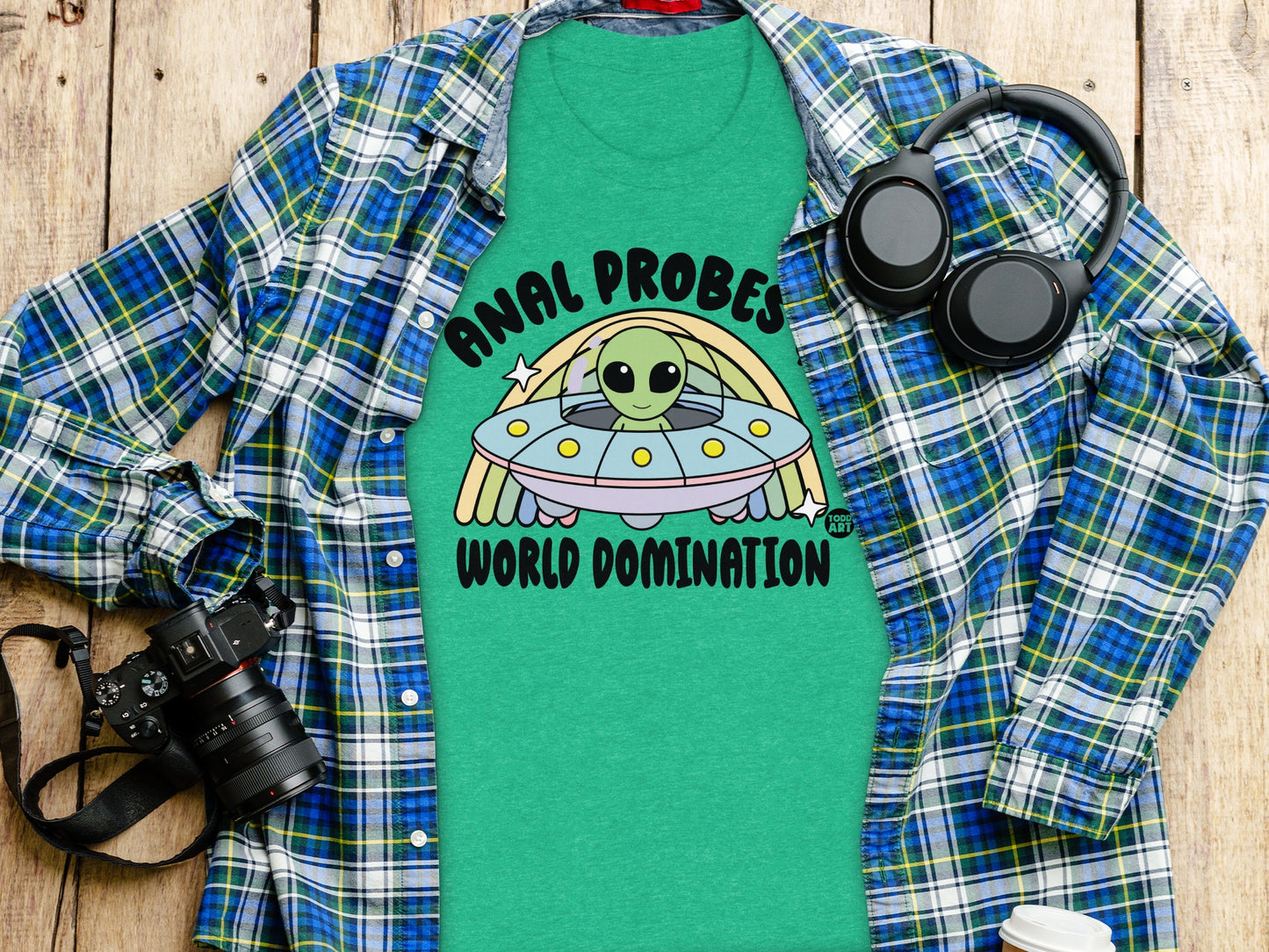 Anal Probes World Domination Graphic Tee Product