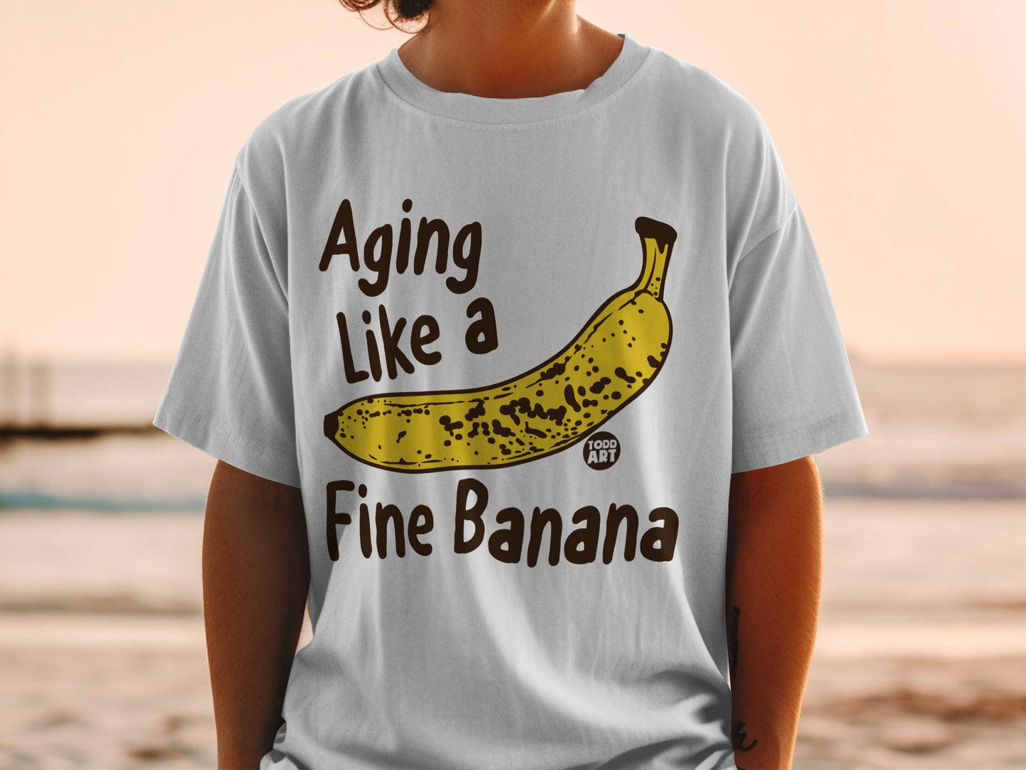 Funny Banana Graphic Aging Like a Fine Banana product type