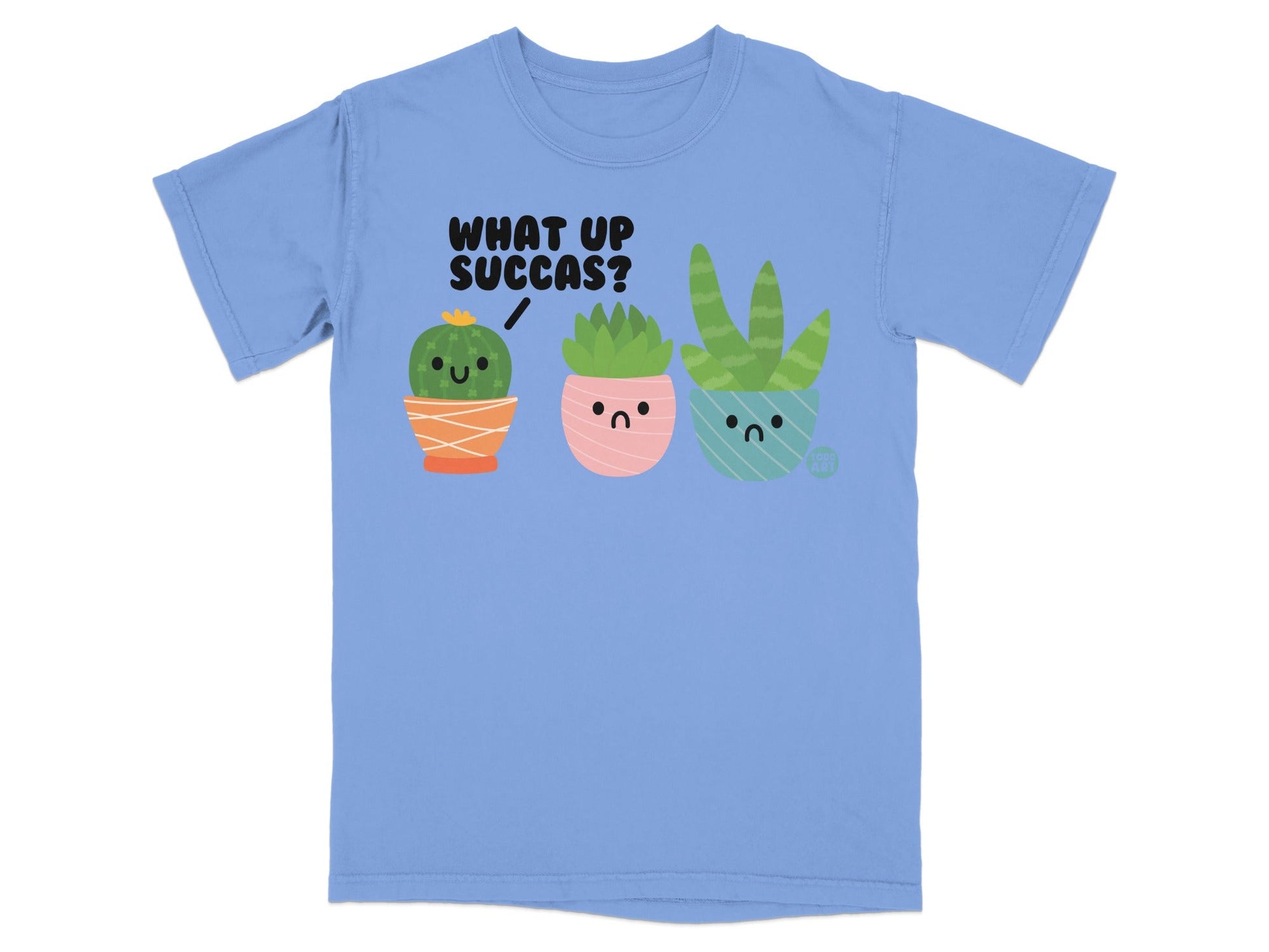 What Up Succas Cute Cactus and Succulents T-shirt
