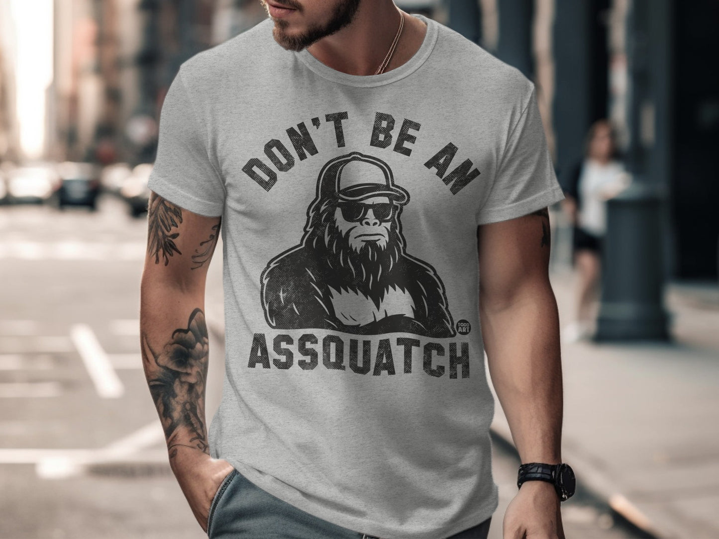 Don't Be An Assquatch Graphic Tee Apparel Product