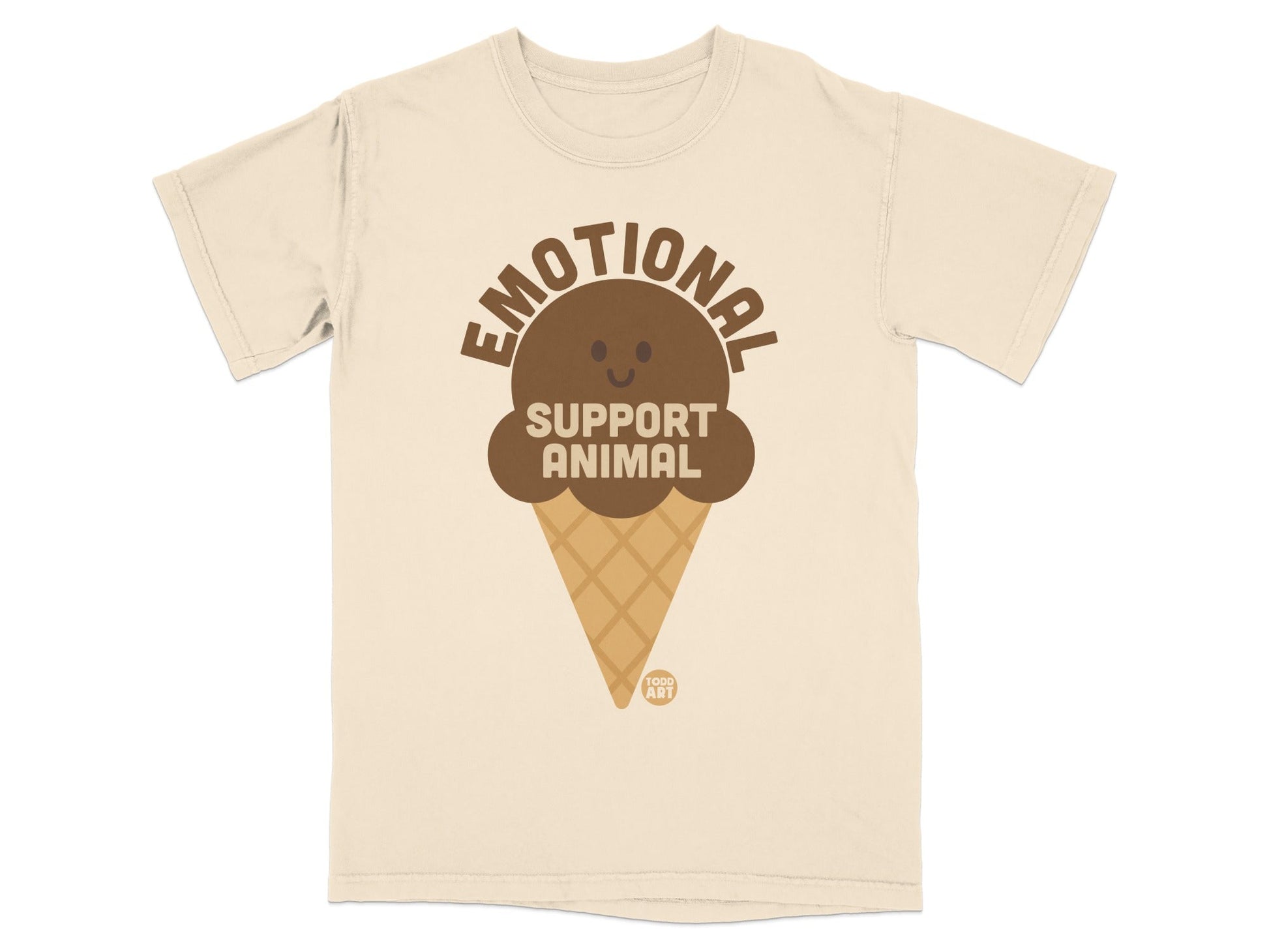 Emotional Support Animal Ice Cream Cone T-shirt