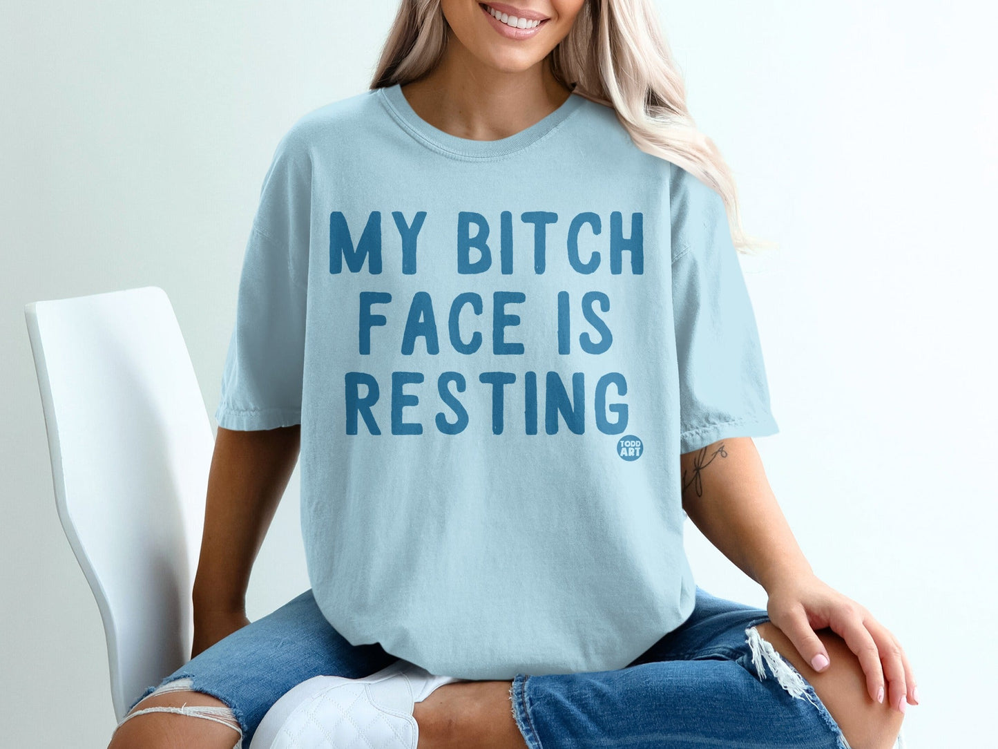 My Bitch Face Is Resting Graphic Tee Shirt